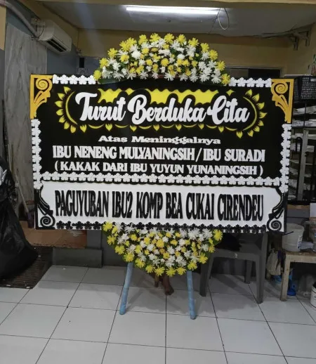 Papan Bunga Duka Sukagalih Sukajadi